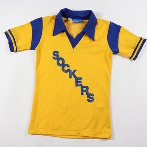 80s New San Diego Sockers Youth Large Soccer Shirt